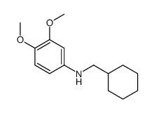 N-(cyclohexylmethyl)-3,4-dimethoxyaniline Structure