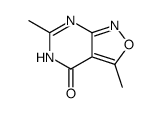3,6-dimethyl-5H-isoxazolo[3,4-d]pyrimidin-4-one Structure