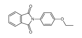 N-p-ethoxyphenylphthalimide Structure
