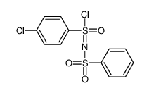 N-[chloro-(4-chlorophenyl)-oxo-λ6-sulfanylidene]benzenesulfonamide Structure