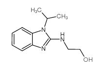 2-[(1-propan-2-ylbenzimidazol-2-yl)amino]ethanol Structure