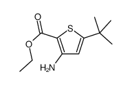 ethyl 3-amino-5-tert-butylthiophene-2-carboxylate Structure