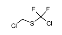 (chloro-difluoro-methyl)-chloromethyl sulfide Structure