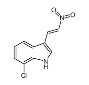 3-(2-nitrovinyl)-7-chloro-1H-indole Structure