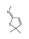 N,5,5-trimethylthiophen-2-imine Structure