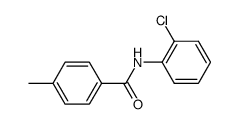 N-(2-chlorophenyl)-4-methylbenzamide Structure