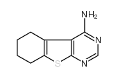 5,6,7,8-四氢苯并[4,5]噻吩并[2,3-d]嘧啶-4-胺结构式
