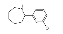 2-(6-methoxypyridin-2-yl)azepane结构式