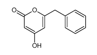 6-苄基-4-羟基-2-吡喃酮结构式