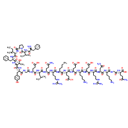 (Nle13,Glu14)-Motilin (human, porcine) trifluoroacetate salt Structure