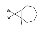 8,8-dibromo-7-methylbicyclo[5.1.0]octane结构式