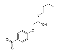 N-butyl-2-(4-nitrophenoxy)acetamide结构式