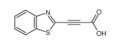 2-Propynoicacid,3-(2-benzothiazolyl)-(9CI) Structure