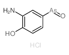 Phenol,2-amino-4-arsinyl-, hydrochloride (1:1) structure