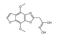 2-(4,8-dimethoxyfuro[3,2-f][1,3]benzoxazol-2-yl)-N-hydroxyacetamide Structure
