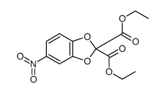 diethyl 5-nitro-1,3-benzodioxole-2,2-dicarboxylate Structure