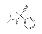 α-Isopropylamino-α-phenylpropionitril结构式