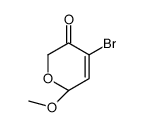 (2R)-4-bromo-2-methoxy-2H-pyran-5-one结构式
