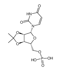 O2',O3'-isopropylidene-[5']uridylic acid结构式