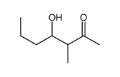 4-hydroxy-3-methylheptan-2-one Structure