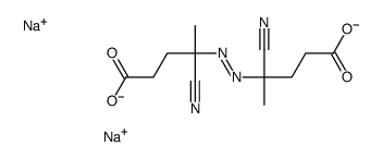 disodium 4,4'-azobis[4-cyanovalerate]结构式