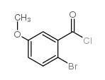 2-溴-5-甲氧基苯-1-甲酰氯结构式