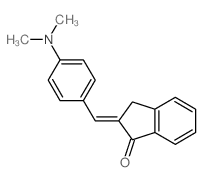 2-(4-(Dimethylamino)benzylidene)-1-indanone结构式