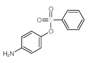 4-(benzenesulfonyloxy)aniline structure