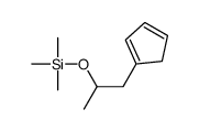 1-cyclopenta-1,3-dien-1-ylpropan-2-yloxy(trimethyl)silane Structure