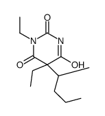 1,5-Diethyl-5-(1-methylbutyl)-2,4,6(1H,3H,5H)-pyrimidinetrione Structure