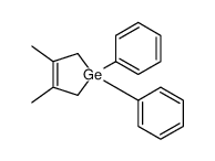 3,4-dimethyl-1,1-diphenyl-2,5-dihydrogermole Structure