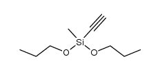 Methyl-di-oxypropyl-ethinyl-silan结构式