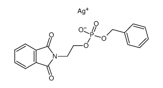 silver benzyl 2-phthalimidoethyl phosphate Structure