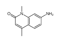 2(1H)-Quinolinone,7-amino-1,4-dimethyl-(9CI)结构式