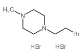 1-(2-溴乙基)-4-甲基哌嗪二氢溴酸盐结构式