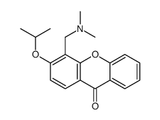 4-(Dimethylamino)methyl-3-isopropoxy-9H-xanthen-9-one Structure