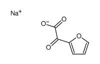 sodium alpha-oxofuran-2-acetate structure