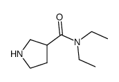 N,N-diethyl-3-pyrrolidinecarboxamide Structure