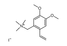 (4,5-dimethoxy-2-vinyl-benzyl)-trimethyl-ammonium; iodide Structure