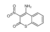4-amino-3-nitrothiochromen-2-one Structure