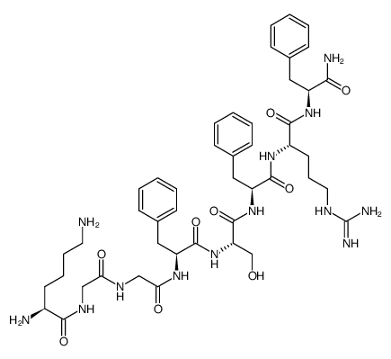 KGGFSFRF-amide Structure