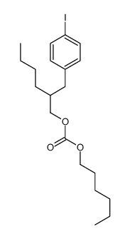hexyl 2-[(4-iodophenyl)methyl]hexyl carbonate结构式