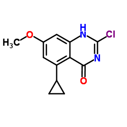 4(3H)-Quinazolinone, 2-chloro-5-cyclopropyl-7-methoxy- picture