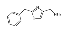 2-(苯基甲基)-4-噻唑甲胺结构式