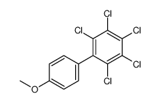 1,2,3,4,5-pentachloro-6-(4-methoxyphenyl)benzene结构式