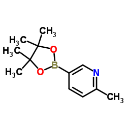 2-甲基吡啶-5-硼酸频那醇酯结构式