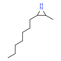 2-Heptyl-3-methylaziridine结构式