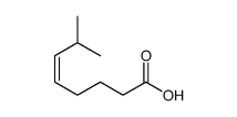 (E)-7-methyloct-5-enoic acid结构式