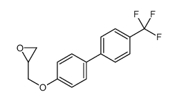 2-[[4-[4-(trifluoromethyl)phenyl]phenoxy]methyl]oxirane Structure