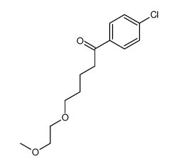 1-(4-chlorophenyl)-5-(2-methoxyethoxy)pentan-1-one结构式
